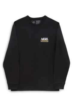 Vans Off The Wall Sidestripe Box Ls Tee - Camiseta De Manga Larga - Black -Boss Ventas a422f2d8883645a7a94c8358607ab7f8