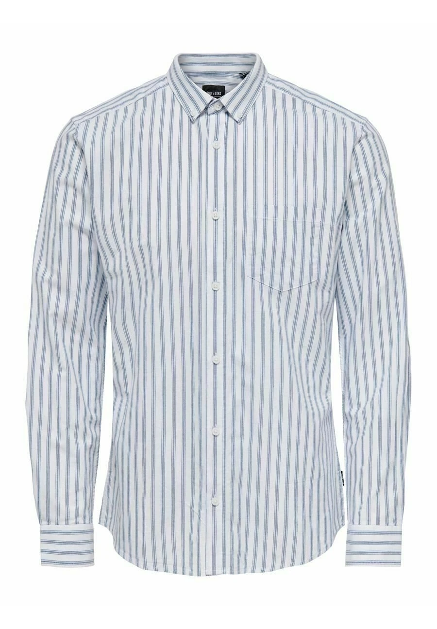 Only & Sons Onsalvaro Oxford Stripe - Camisa - Dress Blues 9 Only & Sons Onsalvaro Oxford Stripe - Camisa - Dress Blues - Imagen 7