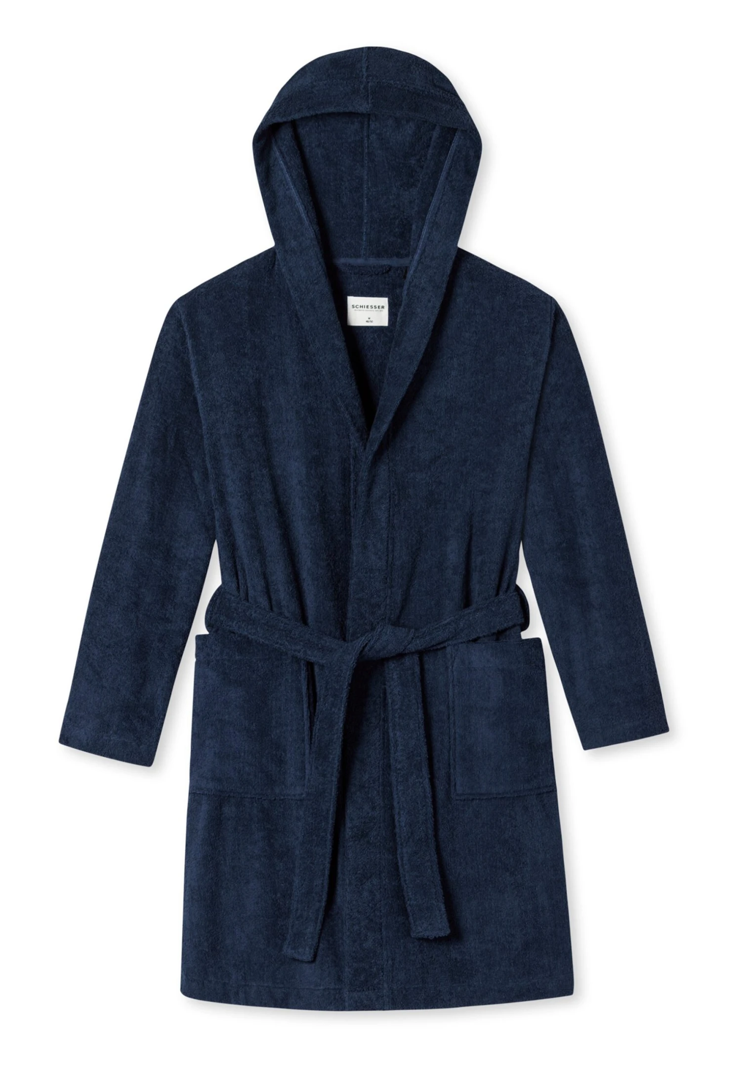 Schiesser Albornoz - Dunkelblau 3 Schiesser Albornoz - Dunkelblau