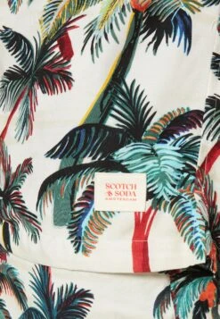 Scotch & Soda Short Sleeved Camp Shirt - Camisa - Offwhite Palmtrees -Boss Ventas a5fcddb3e7794d72bd0a7be281646758