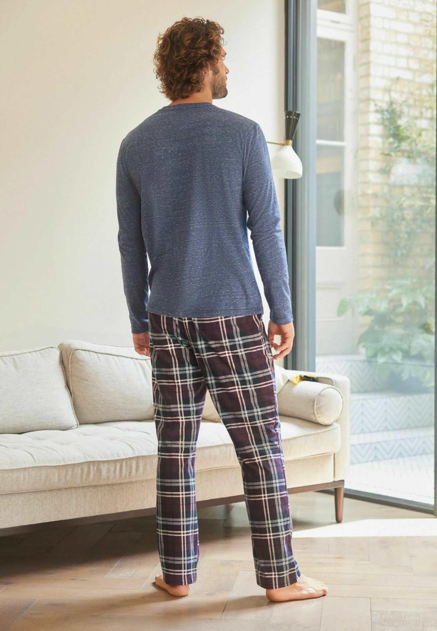 Next Motion Flex Cosy - Pijama - Blue Plum Red Check 3 Next Motion Flex Cosy - Pijama - Blue Plum Red Check