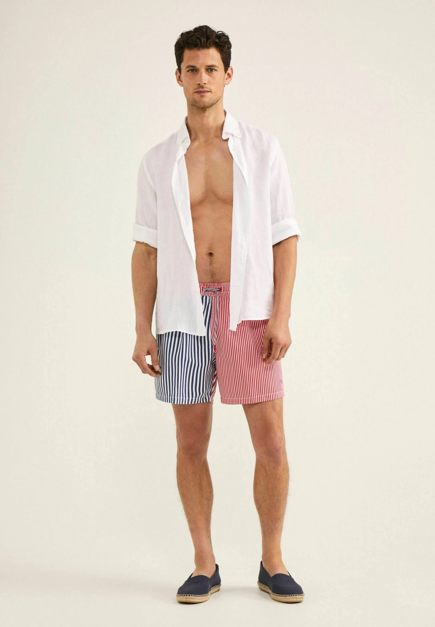 FACONNABLE Block Stripe - Bañador - Navy 4 FACONNABLE Block Stripe - Bañador - Navy - Imagen 2