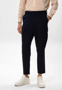 High Waist Belted- Pantalones Chinos - Dark Navy 13 High Waist Belted- Pantalones Chinos - Dark Navy -Boss Ventas b20ac325df834a22a298813095953783