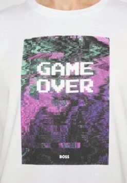 Boss Temessage - Camiseta Estampada - White -Boss Ventas b3f7be463e924f7fa7c77964c90f414f