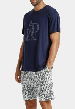 Short T-Shirt Logo Soft- Pijama - Bleu Marine -Boss Ventas bb461a00baed487aa055fe6923a6ab2e