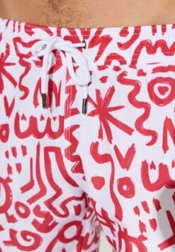 Standard Fit Suit-Figured - Bañador - White Red 11 Standard Fit Suit-Figured - Bañador - White Red -Boss Ventas bd1a1cb210704ff79878e815579758cd