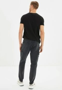 Trendyol Pantalones Cargo - Grey -Boss Ventas be7c736d019544749436f296be485840