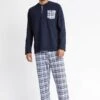 Set Classic Manga Larga Arrow Para - Pijama - Azul -Boss Ventas bf8ff9ed1442486dafb0143e8e7bfff5