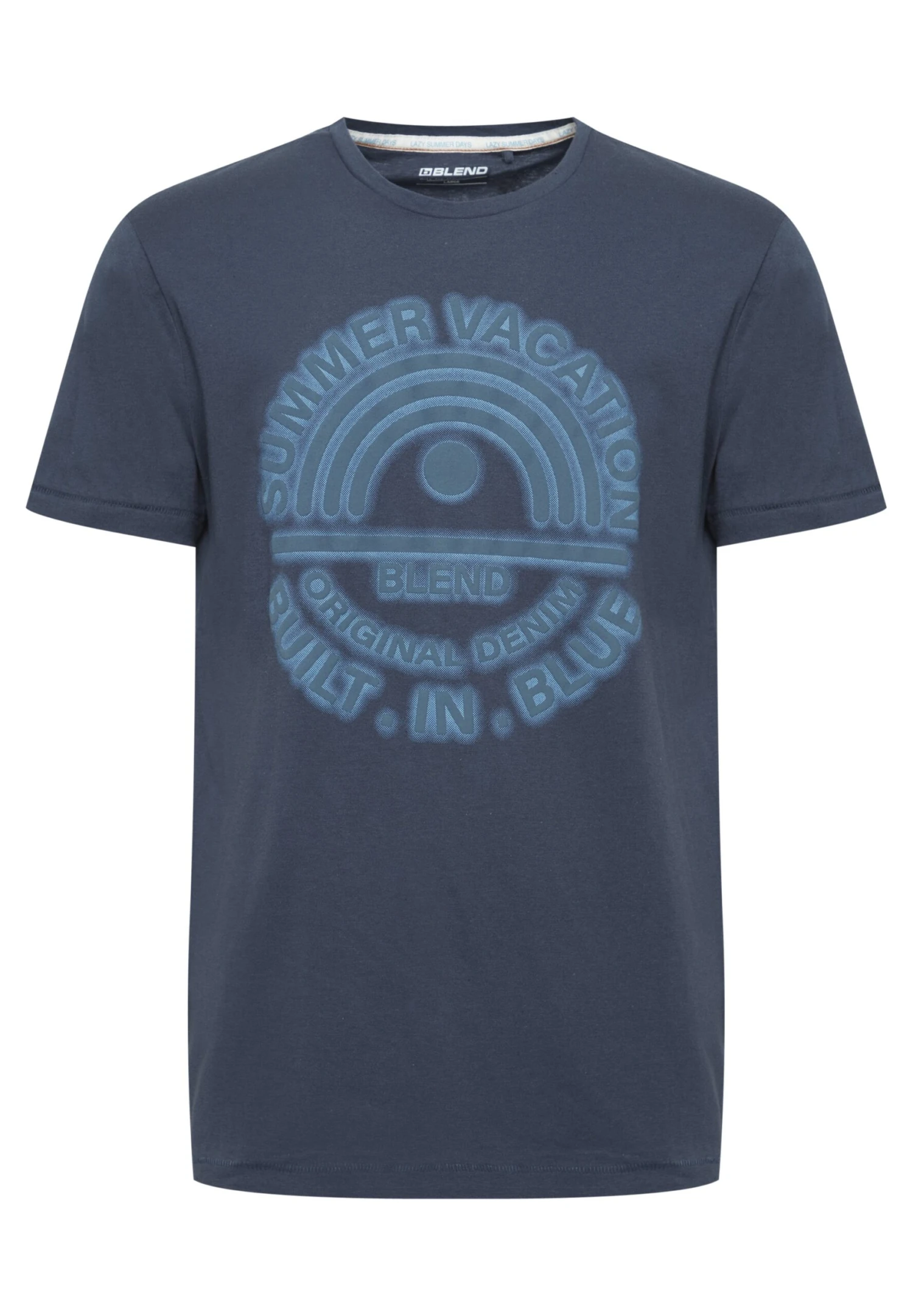 Blend Camiseta Estampada - Dress Blues 8 Blend Camiseta Estampada - Dress Blues - Imagen 6