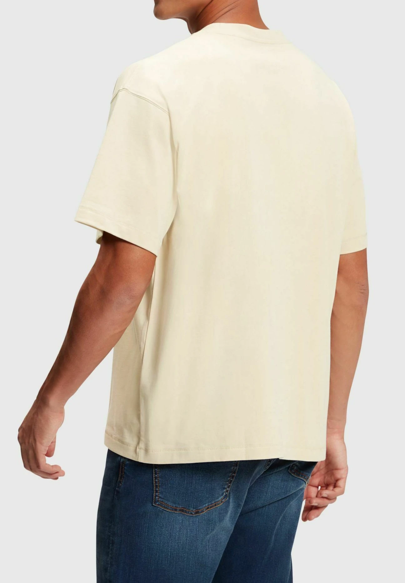 ESPRIT Mit Digitalem Landschafts-Print Vorne - Camiseta Estampada - Beige 4 ESPRIT Mit Digitalem Landschafts-Print Vorne - Camiseta Estampada - Beige - Imagen 2