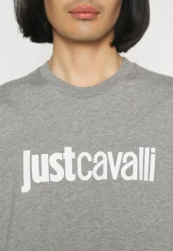 JUST CAVALLI Magliette - Camiseta Estampada - Grey -Boss Ventas c67c87a5eb3a4ecbaa8e0fc01345fa1c