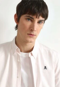 Scalpers Striped Oxford - Camisa - Mandarine Stripes -Boss Ventas cd985610a2884abba223cad603e2ee83