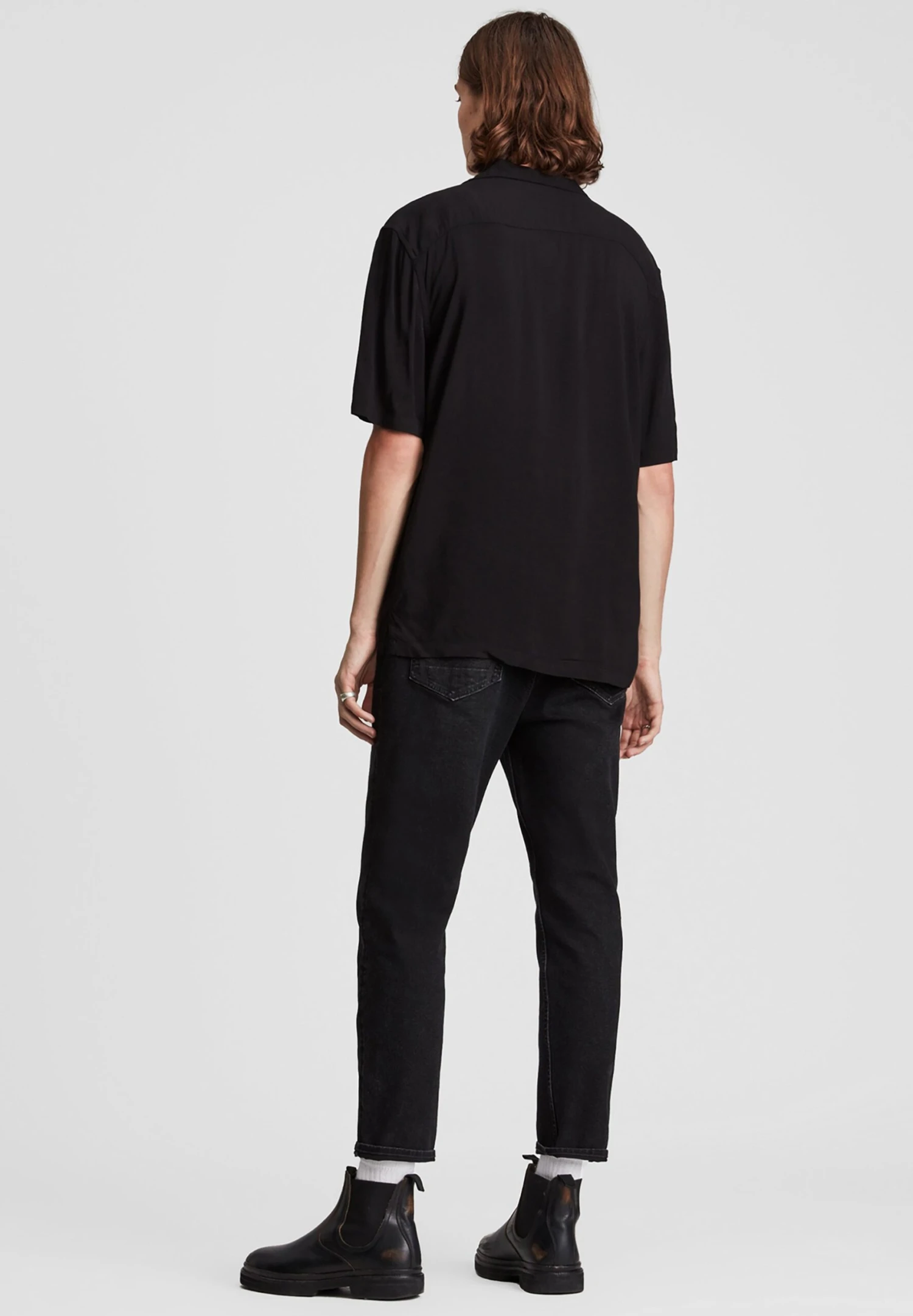 AllSaints Venice Ss - Camisa - Black 5 AllSaints Venice Ss - Camisa - Black - Imagen 3
