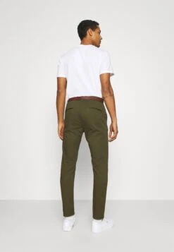Scotch & Soda Mott Classic Slim Fit - Pantalones Chinos - Military -Boss Ventas ce74ffbeb26d4683930e9026f6d2b8ae