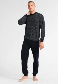 Schiesser Lang - Pijama - Dunkelblau -Boss Ventas cf10c5904d2d46f1a1c8a0e13087463e