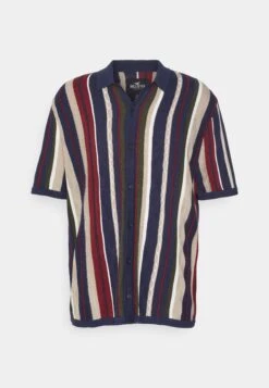 Hollister Co. Textural Stripe - Camisa - Navy -Boss Ventas cf5eb85ad661435e9baa7764174426cc