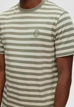 Selected Homme Slhricky StripeSs O-Neck - Camiseta Estampada - Vetiver -Boss Ventas d2bfce0642284f848c6b5bdf33a3de03