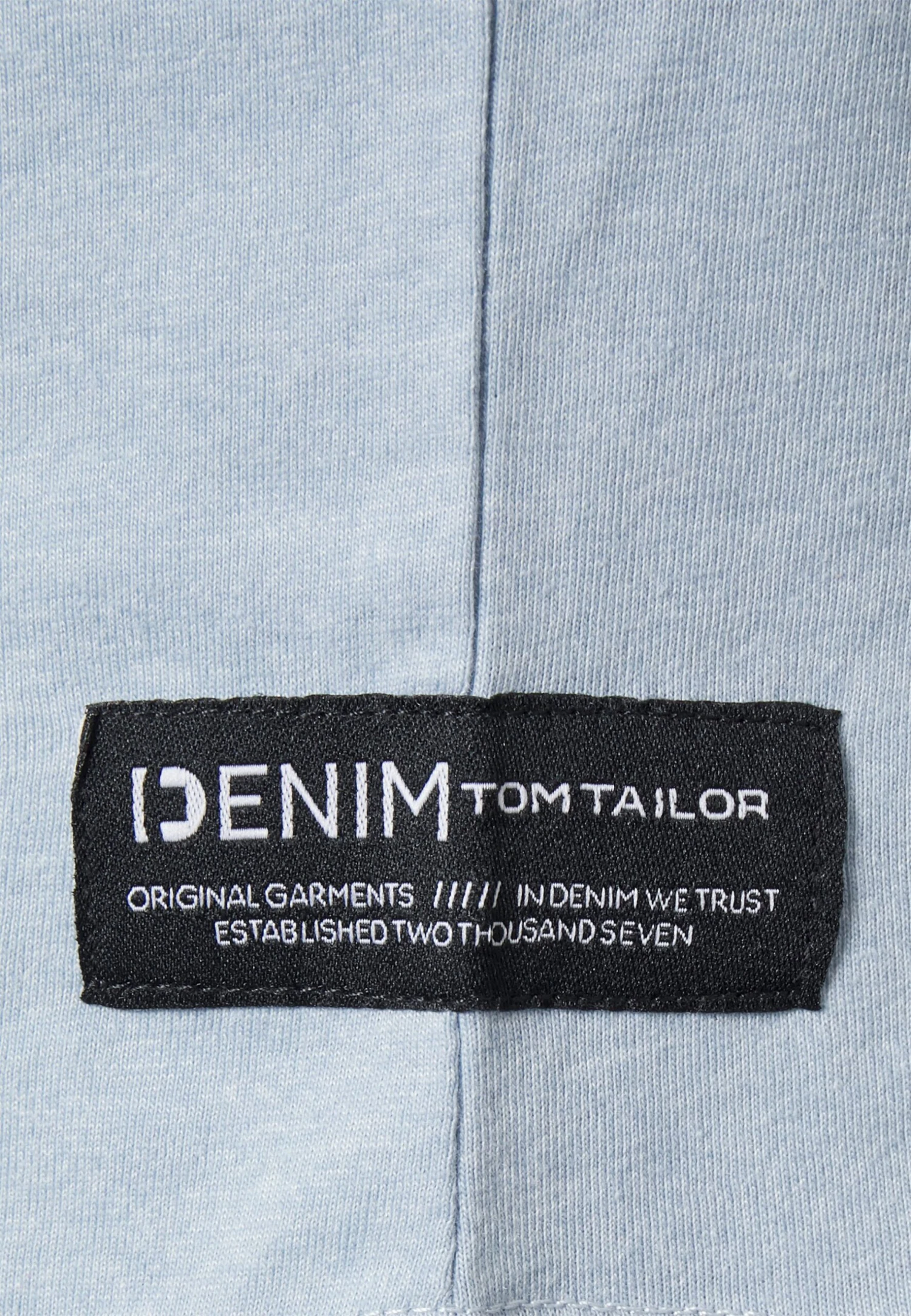 TOM TAILOR Denim Structured - Camiseta Básica - Foggyblue Melange 7 TOM TAILOR Denim Structured - Camiseta Básica - Foggyblue Melange - Imagen 5