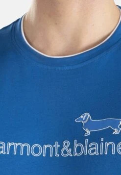 HARMONT&BLAINE Logata Mm - Camiseta Estampada - Blu Reale 9 HARMONT&BLAINE Logata Mm - Camiseta Estampada - Blu Reale -Boss Ventas d39be7db35fa47e796255bdeced6a947
