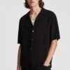 AllSaints Venice Ss - Camisa - Black -Boss Ventas d4b1307ce415420199dc831771b88c39