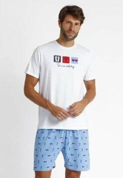 Manga Corta Summer Holiday Para - Pijama - Blanco