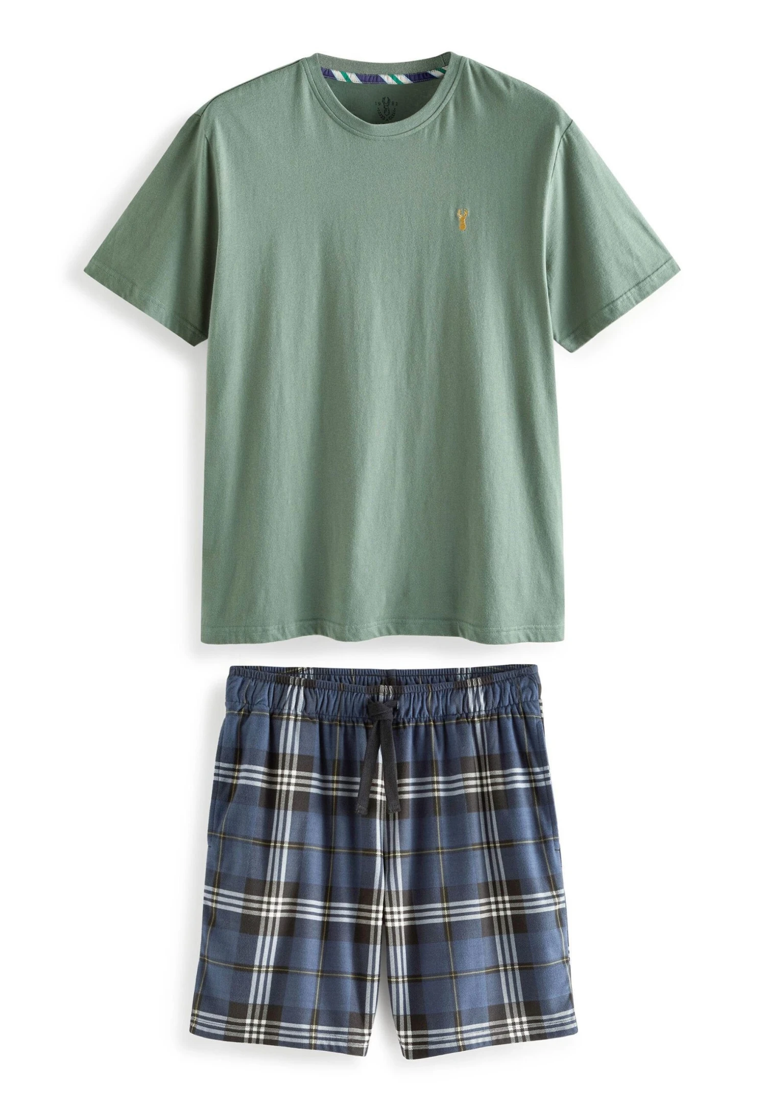 Next Motionflex Cosy Set - Pijama - Green Navy Blue Check 6 Next Motionflex Cosy Set - Pijama - Green Navy Blue Check - Imagen 4