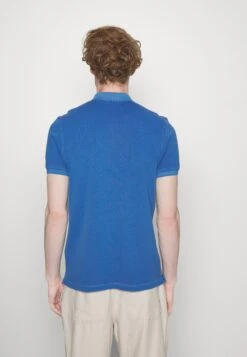 Marc O'Polo Short Sleeve Collar And Cuffs Slits At Hem Emb - Polo - Cool Cobalt -Boss Ventas dad21c8b9b204472b4cf5eff9491c244