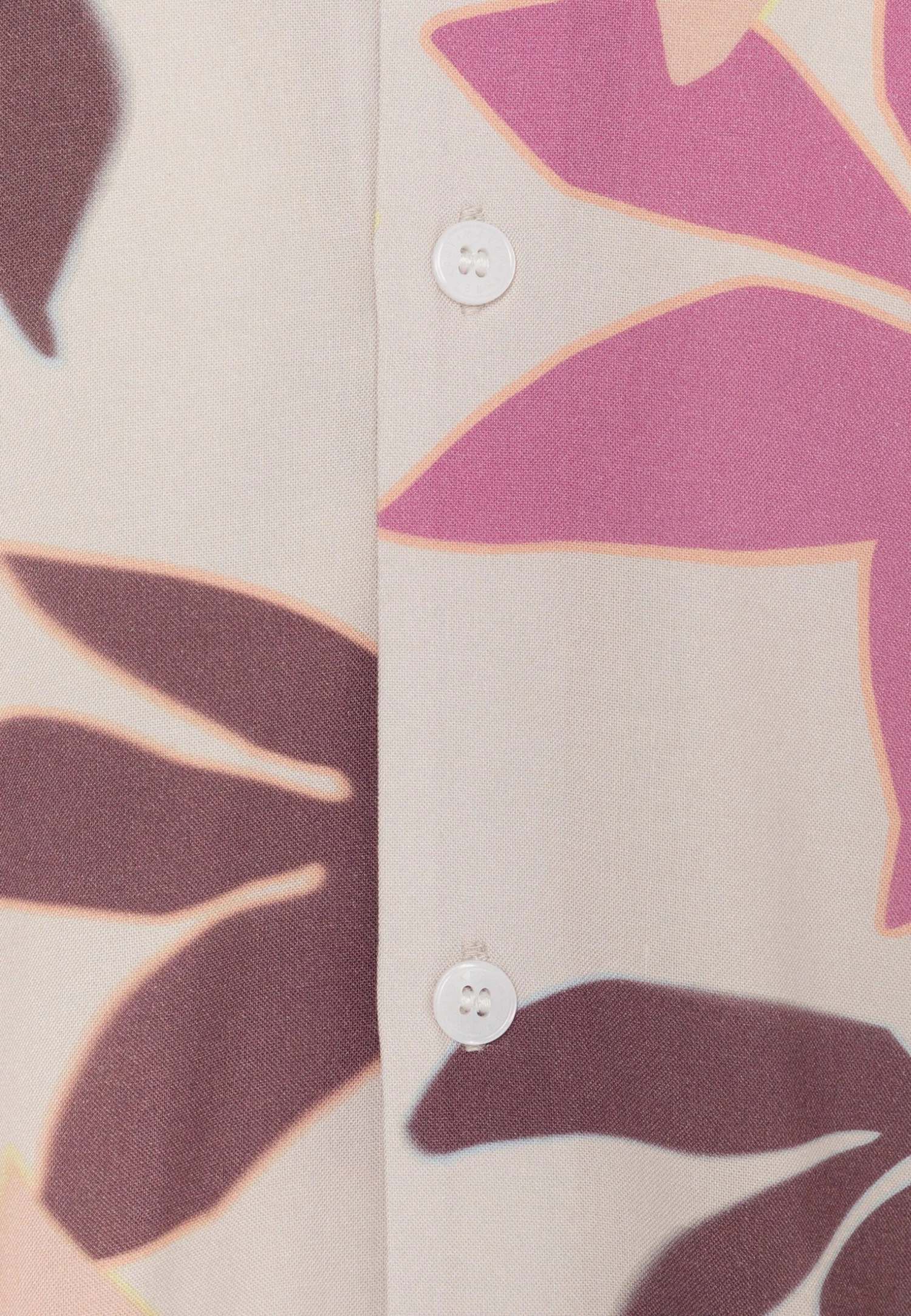 WEEKDAY Coffee Short Sleeve Printed - Camisa - Beige 7 WEEKDAY Coffee Short Sleeve Printed - Camisa - Beige - Imagen 5