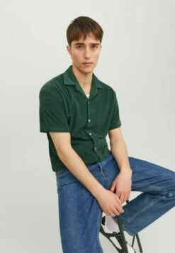 Jack & Jones Kurzarm Freizeit - Camisa - Trekking Green -Boss Ventas deb7e890b94a467cac56fa9e06b2ab77