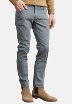 Slim Fit- Pantalones - Grey Blue