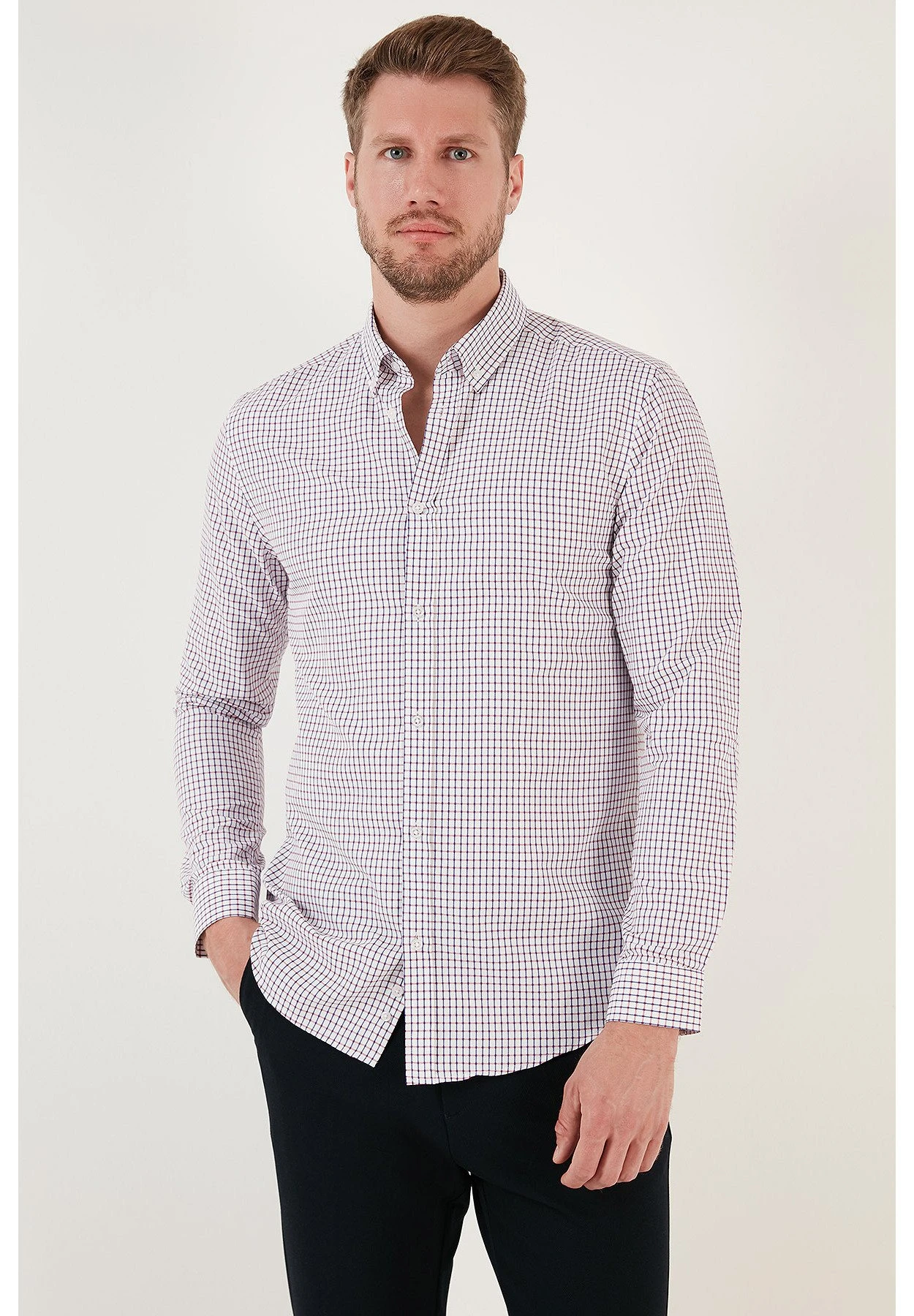 Camisa - Dark Blue Red 3 Camisa - Dark Blue Red