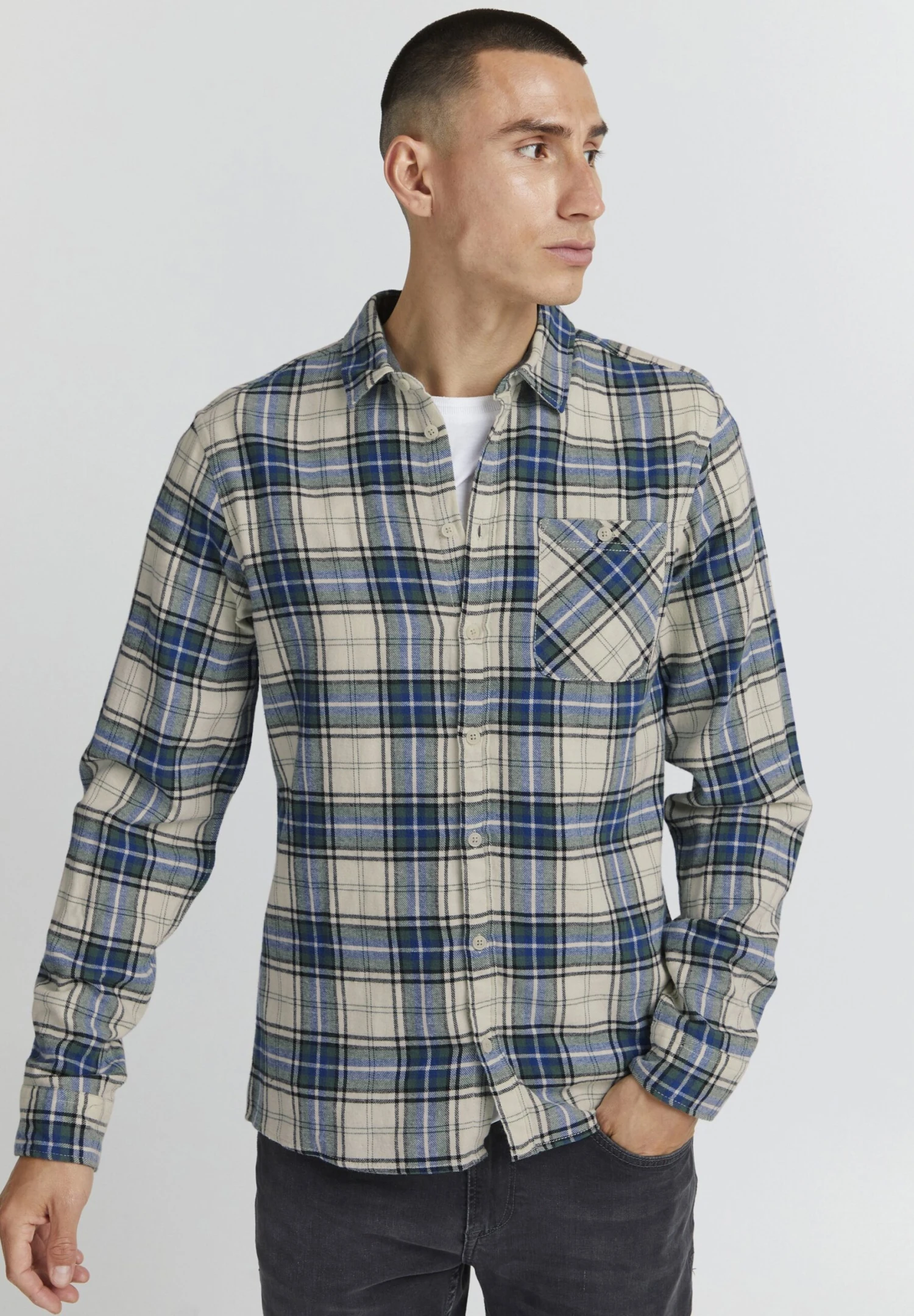 Blend Camisa - True Blue 3 Blend Camisa - True Blue