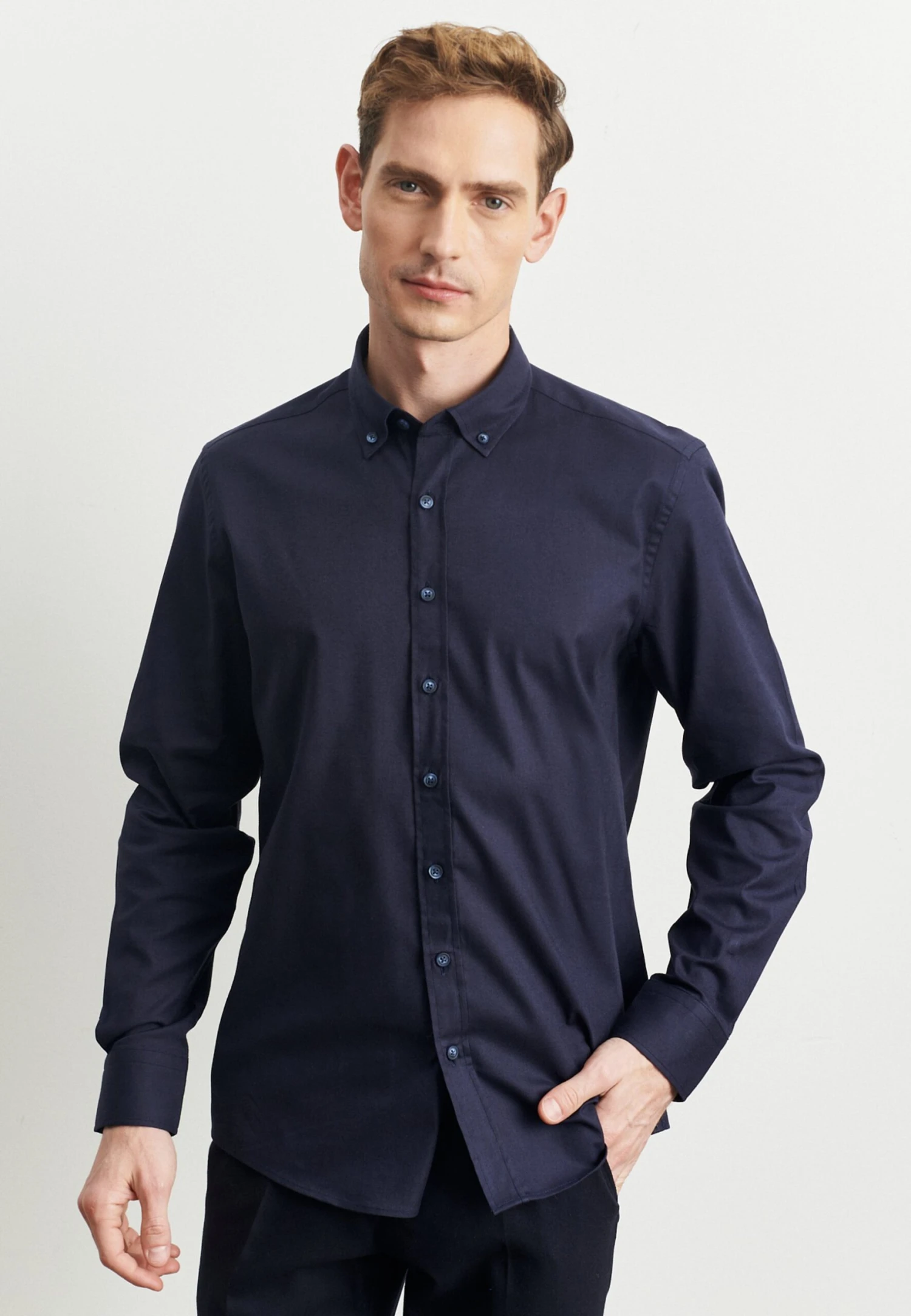 Gabardine - Camisa - Navy Blue 3 Gabardine - Camisa - Navy Blue