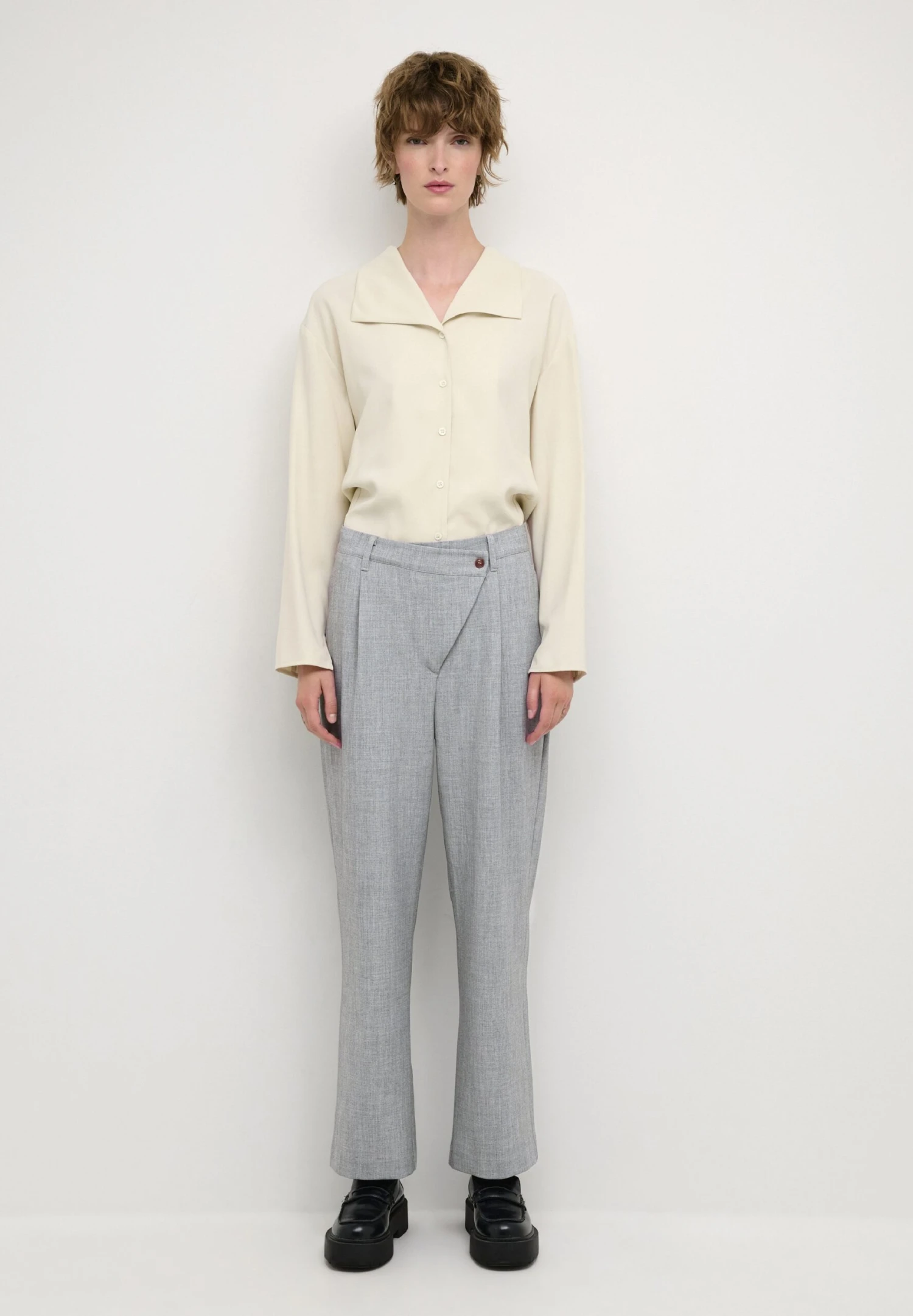 Adyln Unisex - Pantalones - Grey Melange 4 Adyln Unisex - Pantalones - Grey Melange - Imagen 2