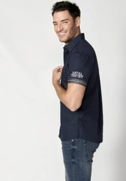 Koroshi Short Sleeve - Camisa - Navy -Boss Ventas e6f183e84a8e44aca2e76de4d0b361e6
