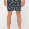 Rusty Psyche Palms Elastic - Bañador - Black -Boss Ventas e98896db9a0c4a479e56daab21f7fa99
