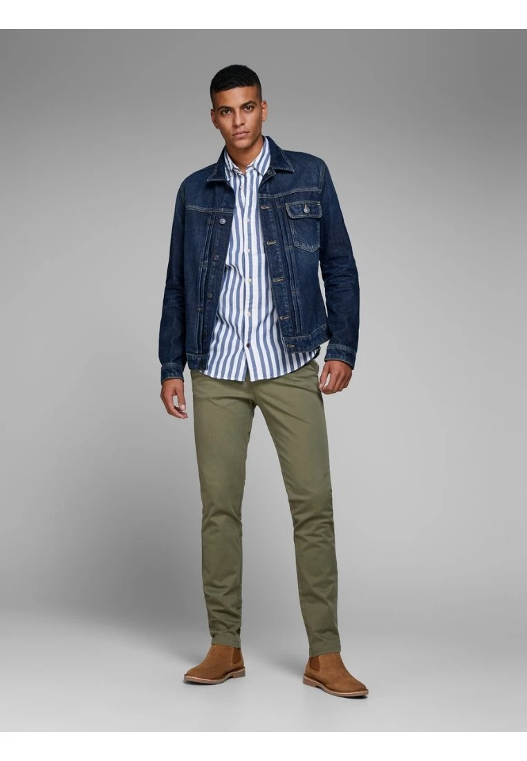 Jack & Jones Pantalones Chinos - Olive Night 4 Jack & Jones Pantalones Chinos - Olive Night - Imagen 2