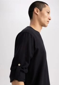 DeFacto Regular Fit- Camiseta De Manga Larga - Black 8 DeFacto Regular Fit- Camiseta De Manga Larga - Black -Boss Ventas e9b64ebf351f492c8ea99d94fcf94823