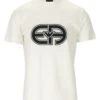 Con Maxi Logo Panna Emporio Armani - Camiseta Estampada - White -Boss Ventas e9dd83d9531345e4a639e1c385684f6c