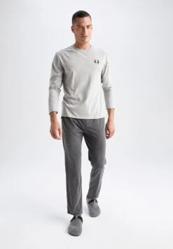 DeFacto Regular Fit - Pantalón De Pijama - Anthracite -Boss Ventas ea3205547c124d90bad29eddda19b391