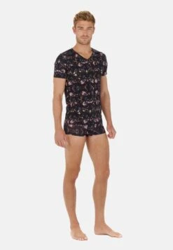 Hom Sebastian - Camiseta Interior - Black Print -Boss Ventas eabdea87cda44f3c9f6bfe40870da662