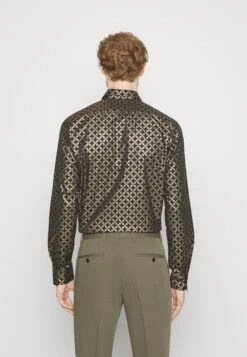 Erdrich - Camisa - Black/Gold-Coloured -Boss Ventas eb378707303a44cab9d3e9093964c6a5