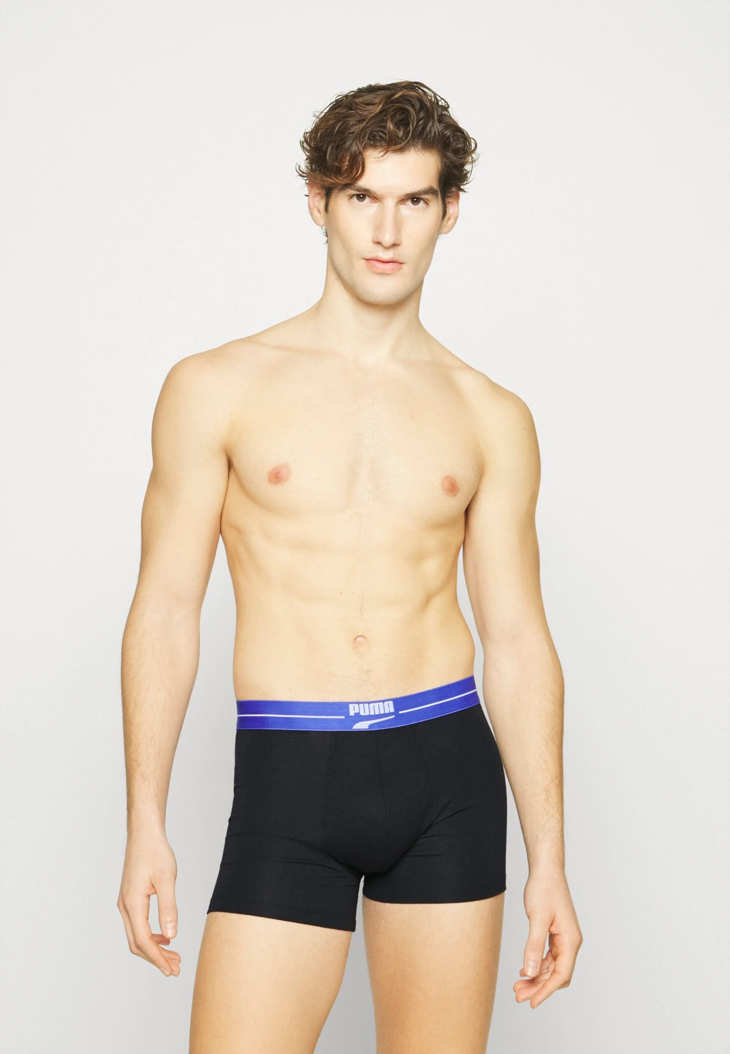 Puma Men Gentle Retro 4 Pack - Culotte - Blue/Black 4 Puma Men Gentle Retro 4 Pack - Culotte - Blue/Black - Imagen 2