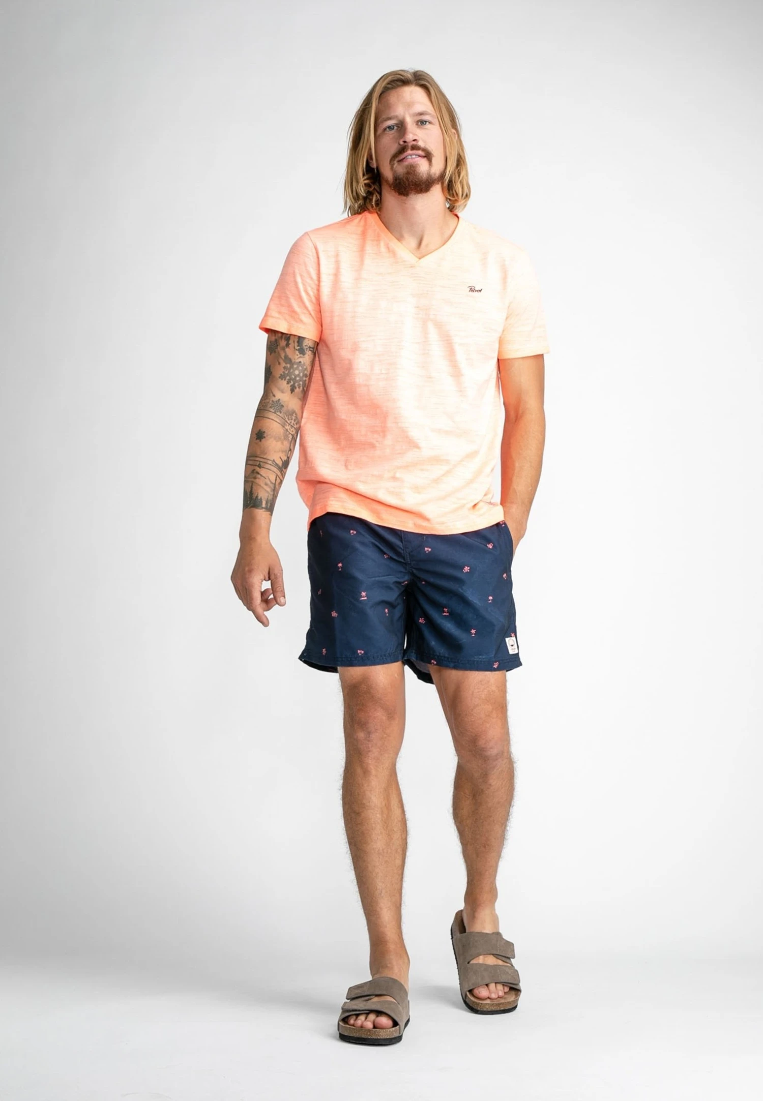 Petrol Industries Palm Tree Print- Bañador - Midnight Navy 4 Petrol Industries Palm Tree Print- Bañador - Midnight Navy - Imagen 2