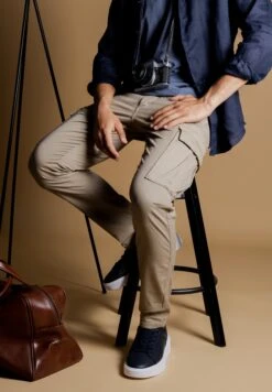 Genova - Pantalones Cargo - Beige -Boss Ventas eec3c1cead654a54ad3c1c4509f066f4