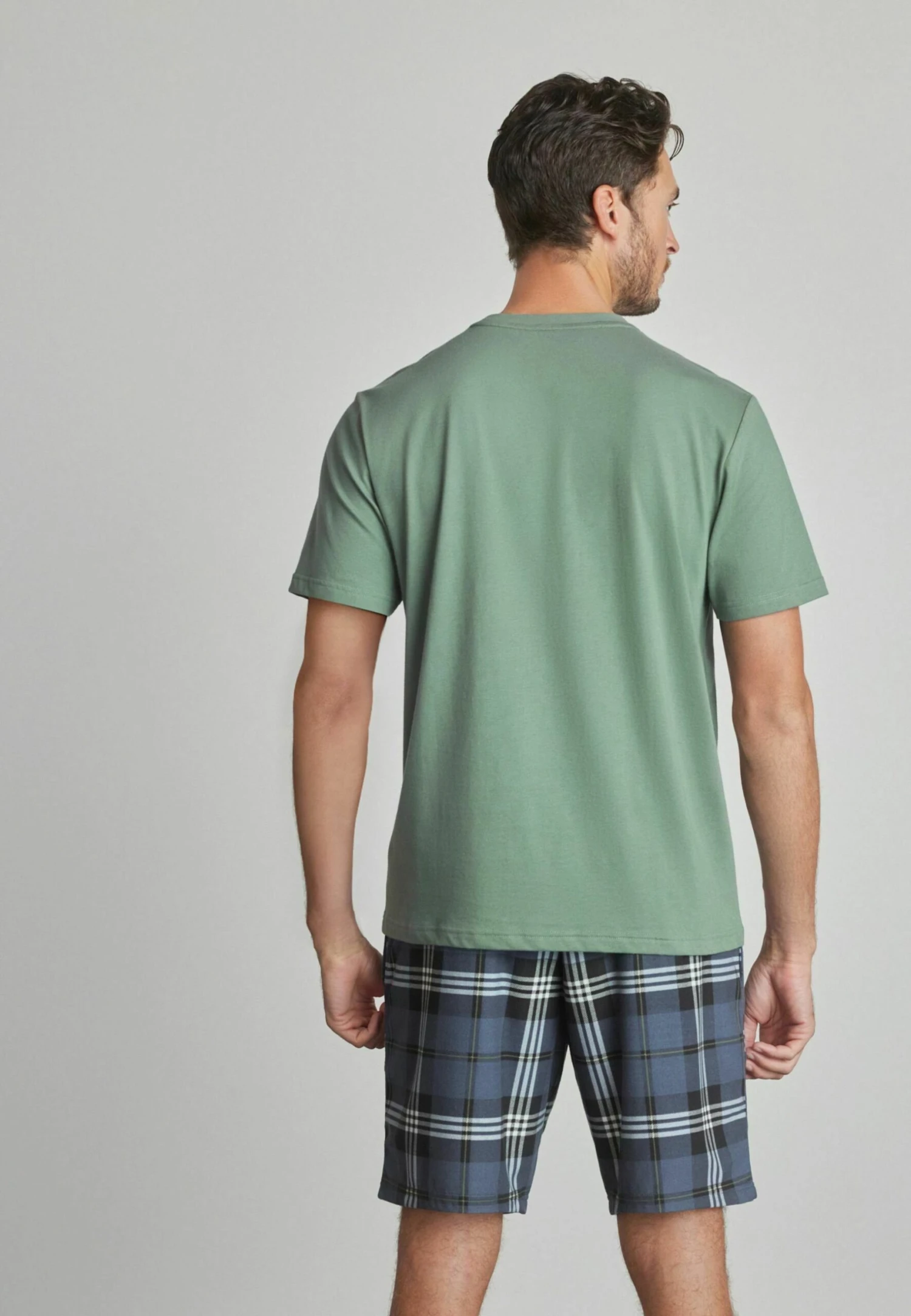 Next Motionflex Cosy Set - Pijama - Green Navy Blue Check 4 Next Motionflex Cosy Set - Pijama - Green Navy Blue Check - Imagen 2