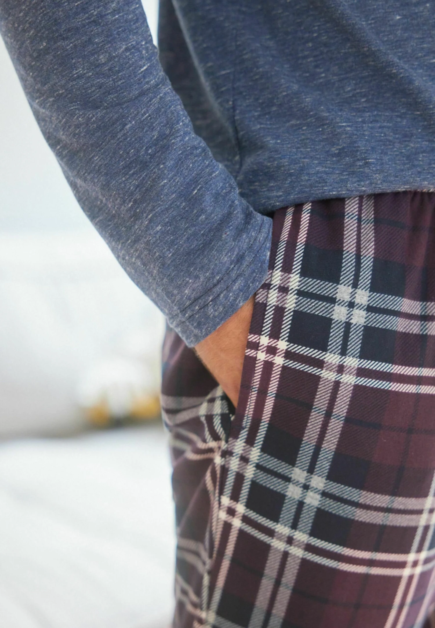 Next Motion Flex Cosy - Pijama - Blue Plum Red Check 5 Next Motion Flex Cosy - Pijama - Blue Plum Red Check - Imagen 3