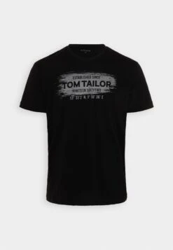 Tom Tailor Printed Logo - Camiseta Estampada - Black -Boss Ventas f708be3767c643d480e5c2e2b1a9d3a0