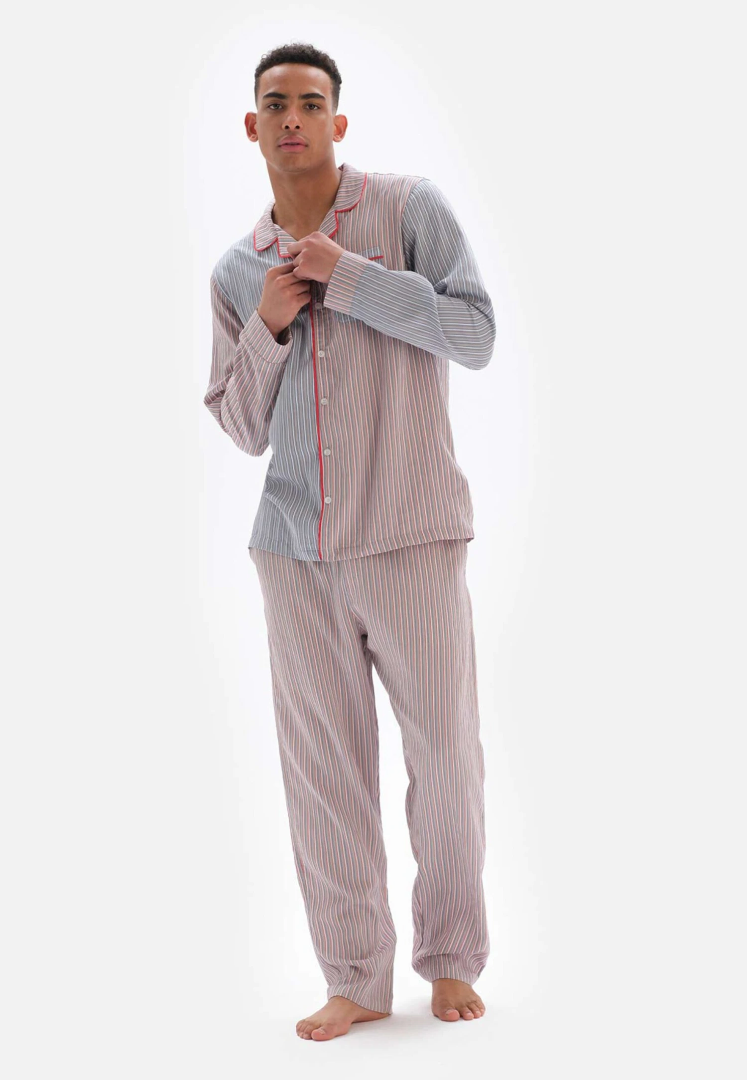 Patchwork - Camiseta De Pijama - Red 8 Patchwork - Camiseta De Pijama - Red - Imagen 6