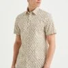 WE FASHION Met Dessin - Camisa - White -Boss Ventas fba831943cf340d89ed60b0d9c96d266